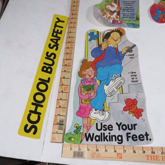 School Bus Safety BULLETIN BOARD SET LAMINATED - Picture 3 of 11